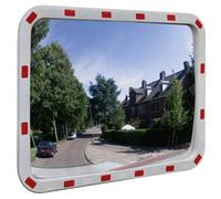 Miroir convexe rectangle avec réflecteurs 40x60 Miroir Sortie De Garage vidaXL