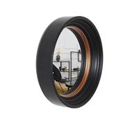 Home Deco Factory – Miroir Oko – Convexe, rond, noir et or