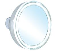 Miroir cosmétique Bravat Larisa 411710, grossissement x5, chromé, éclairage LED