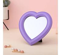 Miroir Cosmétique Décoratif De Célébrité Web,C?ur De Fille,Dortoir Étudiant.Purple