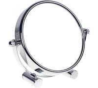 Miroir Cosmétique, Design, Pivotant À 360°, Double Faceavec Miroir Normal Et Grossissant 7 Foismiroir Sur Pied-Miroir-Miroir De Salle De Bain-Chromé-Kxd3104-7x