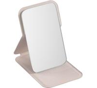 Miroir cosmétique en , ouvrant, imprimé, pour sac à main crème l17k.