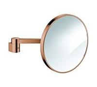 Miroir cosmétique Grohe Selection 41077DA0, grossissement x7, fixation murale, sans éclairage, couleur coucher de soleil chaud