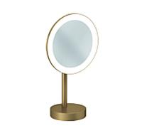 Miroir cosmétique LED Kludi VELA R 58995N1F, grossissement x3, sur pied, bronze brossé