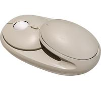 Miroir cosmétique magnétique, souris Bluetooth à trois modes, 2,4 G + Bluetooth 3.0 + Bluetooth 5.0, recharge de type C, DPI réglable sur 3 niveaux, batterie au lithium intégrée, kaki