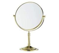 Miroir cosmétique, miroir de maquillage, miroir de table double face, miroir cosmétique grossissant x3, miroir de salle de bain pivotant à 360°, petit miroir portable, miroir de coiffeuse pour l