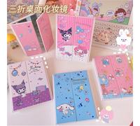 Miroir Cosmétique Pliable, Mignon, Décoratif, Pour Dortoir D'étudiants, Pour Filles, Portable, Pour La Maison Ou Le Voyage, Nouveau, Kawaii