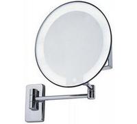 Miroir cosmos lumineux grossissant x5 sensitif - led - laiton chromé/noir - pile - tubulaire