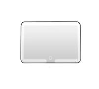 Miroir Courtoisie Pour Pare-soleil Voiture Avec Sangles Renfort Réglables Miroir Maquillage Cosmétique Pour Femme Pour Bloquer La Lumière Du Soleil(Black White)
