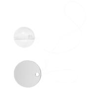 Miroir D’aquarium pour Betta en Acrylique Double Face Balle Flottante | Surface Lisse, Design Compact, Accessoire Miroir et Corde, pour Entraînement des Bettas et Cichlidés