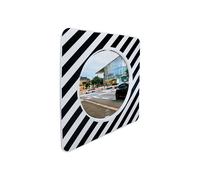 Miroir d'agglomération Ø600mm - Cadre 900x900mm - Polymir - VIALUX - 566