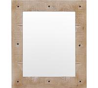 Miroir Daipur Bois de mangue Miroir mural Miroir d'entrée Miroir de vestiaire Décoration murale
