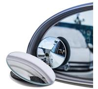 Miroir d'angle mort Rétroviseur D'angle Mort Universel Pour Voiture Sans Cadre Grand Angle 360 Degrés Télescopique Inspection Stationnement Accessoires Automobiles Miroir Convexe Angle réglable