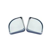 Miroir d'angle mort Rétroviseurs Ronds Pour Petit Secteur Voiture Rétroviseur D'angle Mort Rétroviseur Auxiliaire Stationnement Convexe Réglable Universel Miroir Convexe Angle réglable(09)