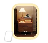 Miroir de avec Éclairage 3 Couleurs Lampe LED Pliable Contrôle Tactile | Miroir de Beauté Idéal pour femmes, adolescentes, petite amie,
