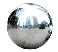 Miroir De Balle De Gaze Polie Lisse Creux Gazing Globe RéFléChissant DéCoratif Bricolage Bricolage Balles De Regard pour Jardin, Argent, Argent