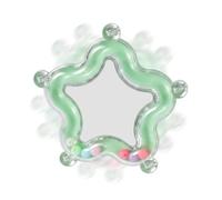 Miroir de cage pour perruche - Jouet rotatif contre l'ennui avec | Article de ponçage à bec pour Ara Conure Pet Parents Entraîneurs Salon Chambre Étude