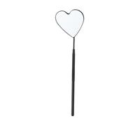 Miroir de cils amovible en forme de cœur en acier inoxydable pour extension de cils