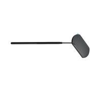 Miroir de cils grossissant - Accessoire d'extension pour faux carreaux - En acier inoxydable - Noir