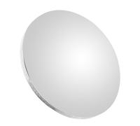 Miroir de Circulation Convexe Léger en Plastique pour Extérieur | Réflexions Nettes et Précises, Usage en Magasin et Dehors, Finition Argentée, Format Portable
