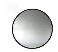 Miroir De Circulation Convexe, Miroir Garage, De Circulation Réglable, 30cm, Aide Au Stationnement, De Sécurité Incurvé, Pour Allées, Garage, Cour, Noir