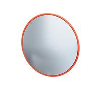 Miroir de Circulation Intérieure Convexe Ø60 cm - Plastique Rouge - Incassable