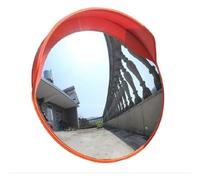 Miroir de circulation, Miroir Routier Convexe, Miroir convexe extérieur avec support de fixation murale, for la sécurité des magasins, surveillance des angles morts, route de stationnement(80cm)