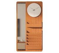 Miroir De Courtoisie Avec Lumières Et Ensemble De Miroir dressing mural coulissant et coiffeuse intégrée, miroir pleine longueur chambre avec support de rangement Vanité Pour Adolescents Avec Miroir E