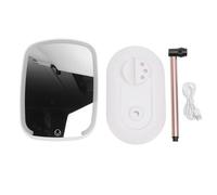 Miroir de courtoisie de Voyage avec lumières, 3 Couleurs, Rechargeable par USB, Miroir de Maquillage cosmétique éclairé, Gradation Continue, 2400 mAh, Blanc, rectangulaire, pour