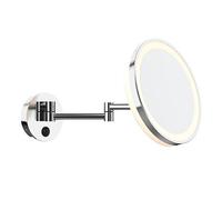 Miroir de courtoisie LED ME Miroir mural sur bras pivotant double (020836)
