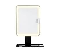Miroir de douche anti-buée pour rasage avec contrôle tactile rechargeable | Miroir de douche sans perçage pour homme, femme, papa, petit ami, maison, appartement, dortoir, camping-car, maquillage