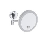Miroir de douche grossissant mural avec LED ø 20 cm Bemeta