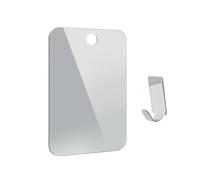 Miroir de douche pour le rasage, anti-buée, incassable, sans cadre, sans | Miroir mural de salle de bain pour femmes et hommes, soins de la peau, maquillage, rasage, maison, salle de bain