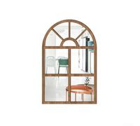 Miroir de fenêtre contemporain pour décorer votre espace de vie (bois)