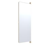 Miroir De Garde-Robe, Miroir Pleine Longueur De Garde-Robe, Miroir De Dressing, Miroir Coulissant Invisible Rotatif Intégré dans Une Armoire À Double Porte (Color : Champagne Gold, Size : 110cm)