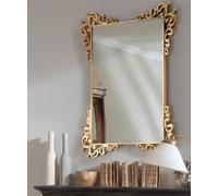 Miroir de luxe Or Design moderne Blanc Miroir Meubles Bizzotto Nouveau miroir