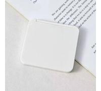 Miroir De Maquillage Carré À 2 Faces,Portable,Mignon,Cadeau Pour Fille,Mini Miroir De Poche Double Face,Compact,Plusieurs Couleurs.White