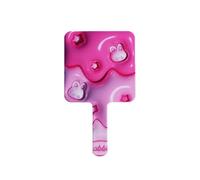 Miroir De Maquillage Carré Avec Poignée,Miroirs Compacts,Déterminer,Mignon,Lapin De Dessin Animé,Spa,Salon,Cosmétique.One Size