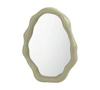 Miroir de maquillage de bureau pliable simple et portable - Miroir de courtoisie - Miroir de princesse avec nuages