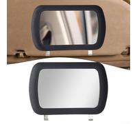 Miroir de maquillage de voiture avec clips pare-soleil - Solution de beauté pratique pour les voyageurs