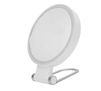 Miroir de Maquillage de Voyage Double Face Forme Ronde Pliable grossissement 1X 20X Miroir de courtoisie éclairé par LED Portable Rechargeable Tactile pour Femmes Hommes Voyage