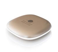 Miroir de Maquillage de Voyage Éclairé par LED, Rechargeable, Amplification 1X/10X - LED Lumière Diurne, Miroir de Poche Ou de Sac à Main, Petit Miroir de Voyage, Capteur Tactile, USB (Or Champagne)