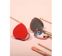 Miroir De Maquillage Double Face,1 Pièce,Rouge,Rose,Bleu,Ingent,Style Simple,Grunge,Design,Métal,Bureau,Pratique Et Question.Ae-0121-Rd.