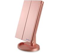 Miroir De Maquillage Éclairé, 1x/2x/3x À Grossissement Avec Écran Tactile À 36 Led Et Chargement Usb, Support Réglable À 180 Degrés Pour Miroir De Maquillage Cosmétique De Comptoir[Kit6511384]
