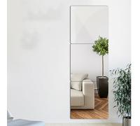 Miroir de Maquillage en Acrylique Auto-adhésif, Lot de 1, Miroir Pleine Longueur, lentille sans Cadre, Autocollant Mural, Grand Miroir, Convient pour Le Maquillage Mural et Les séances d'ent