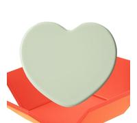 Miroir de maquillage en forme de cœur - Mini coiffeuse, outil de poche pour adolescents, lentille en aluminium avec taille portable, accessoires de toilettage, compagnon de poche pour les coupes de