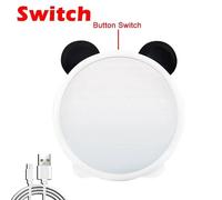 Miroir De Maquillage Grossissant 10X,14 Miroirs Flexibles Éclairés Par Led,Miroir De Vanité À Écran Tactile,Miroirs Cosmétiques Portables Pour Coiffeuse.White Switch.