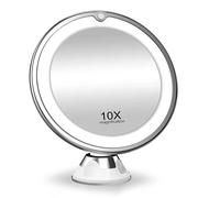 Miroir De Maquillage Grossissant 10X,14 Miroirs Flexibles Éclairés Par Led,Miroir De Vanité À Écran Tactile,Miroirs Cosmétiques Portables Pour Coiffeuse.Type1-B 1Pcs.