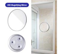 Miroir De Maquillage Grossissant 20x Avec 3 Ventouses, Outils De Cosmétiques