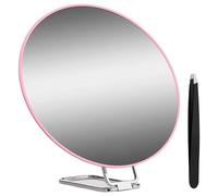 Miroir de maquillage grossissant rond de 15 cm portable voyage grossissant x30 avec ventouse et support réglable pour la maison